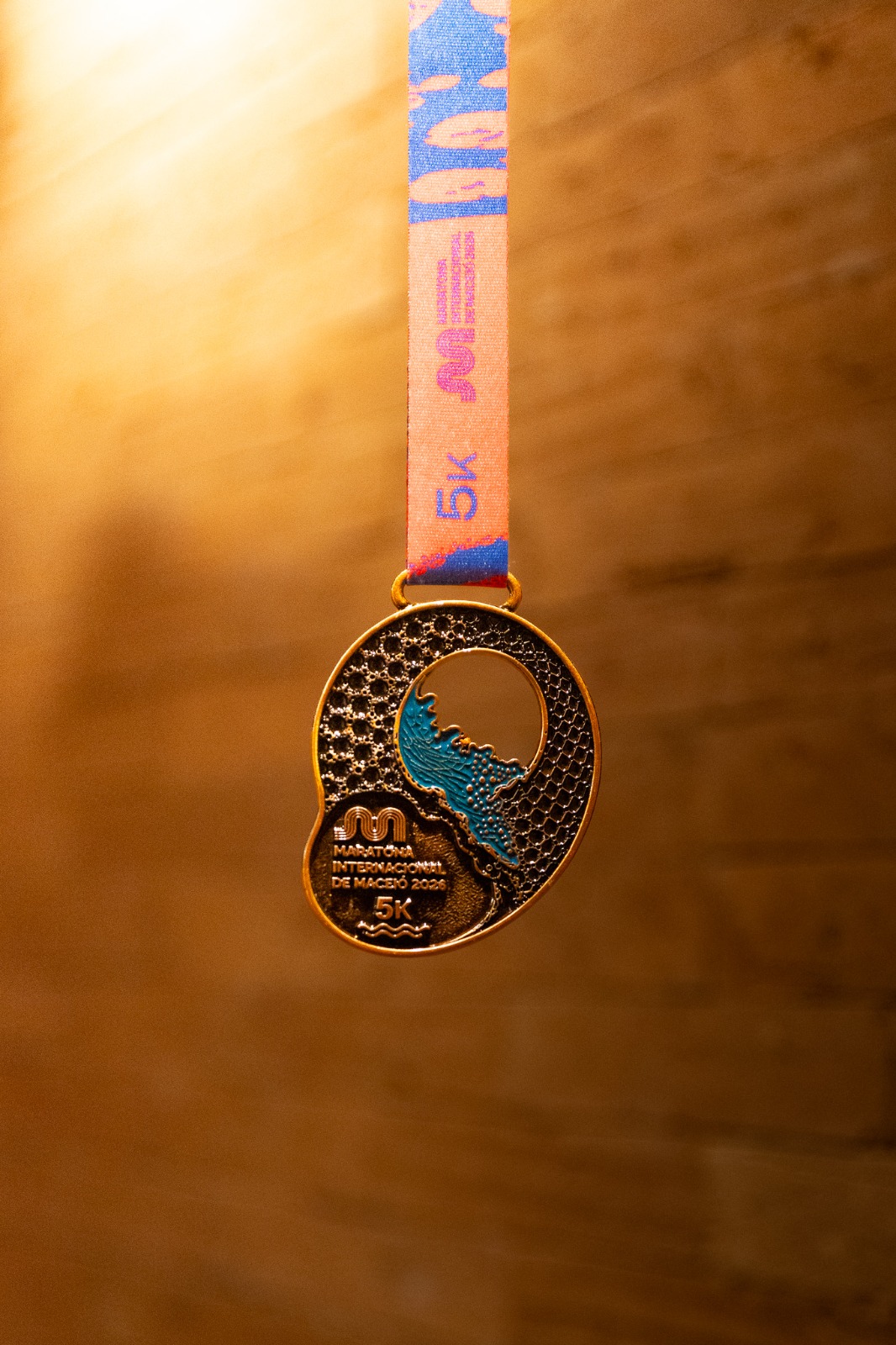 Medalha 5K — Maratona Internacional de Maceió 2026